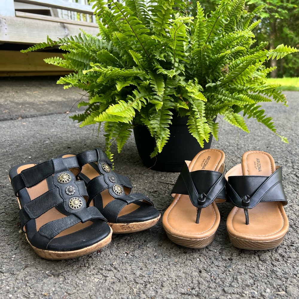 Wedges/Sandals, 2 pair